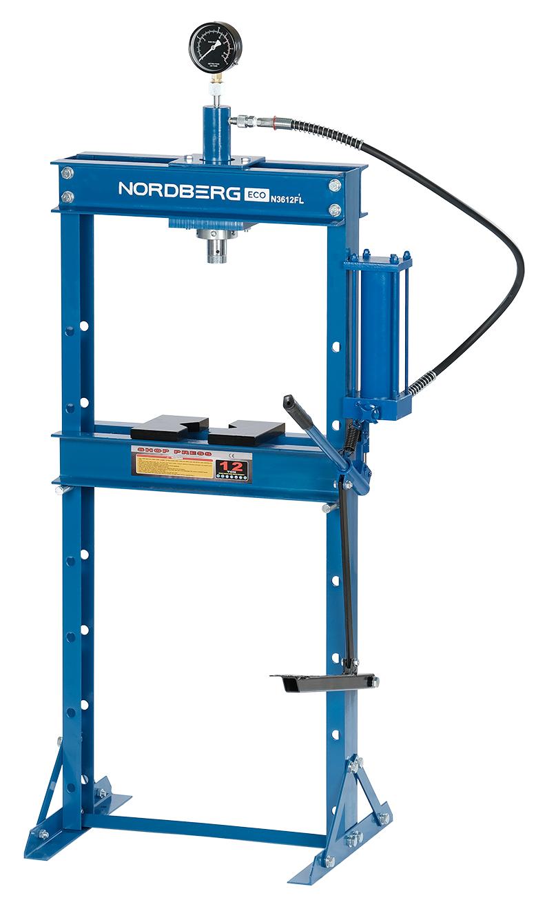Пресс гидравлический, 12 т, разборная рама