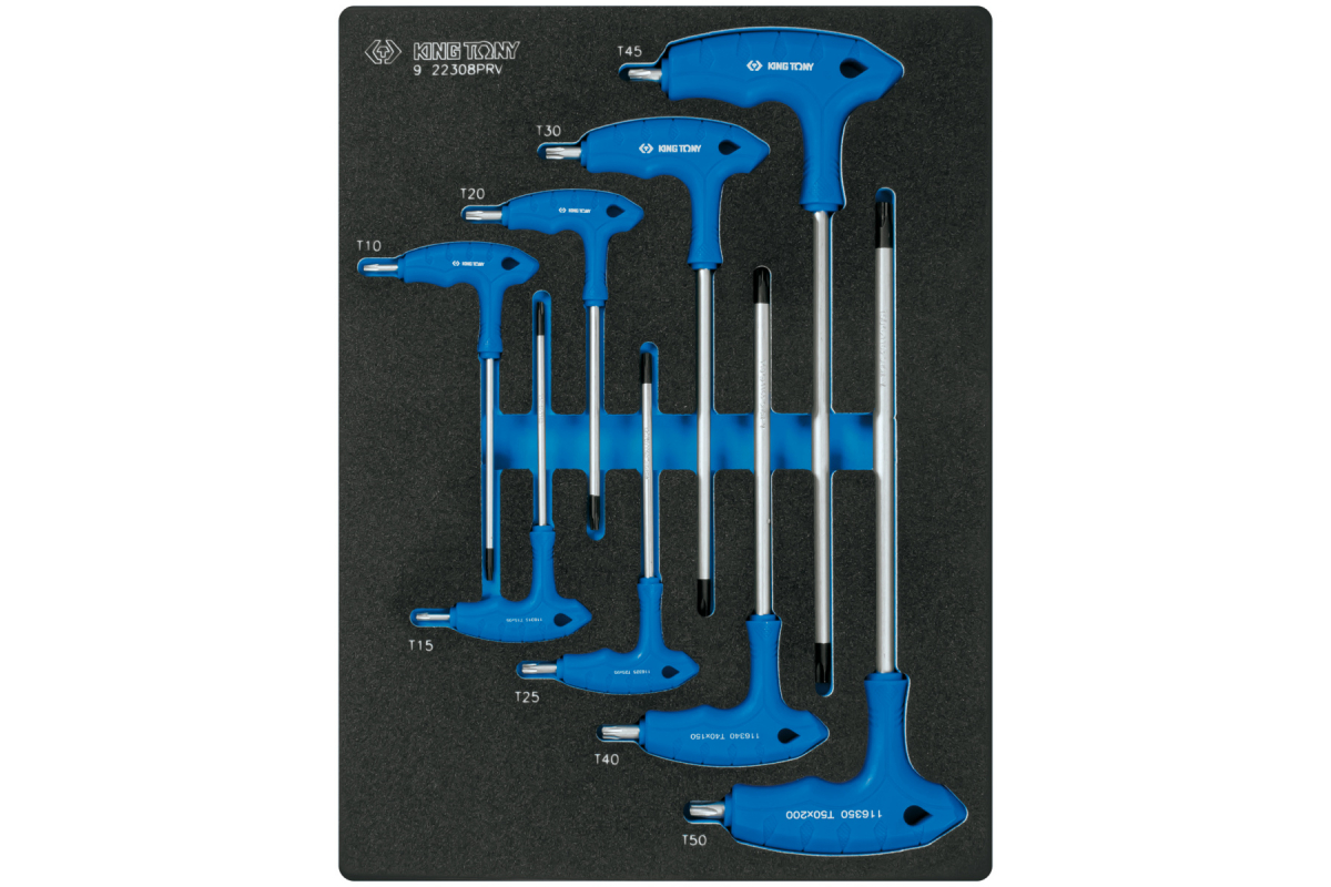 Набор ключей TORX L-тип, ложемент, 8 предметов