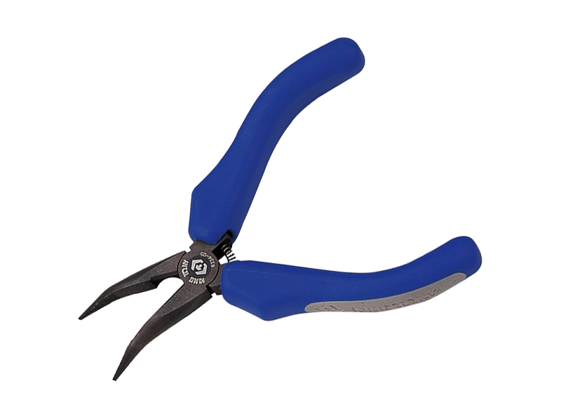 Плоскогубцы тонконосые 125 мм, мини, загнутые