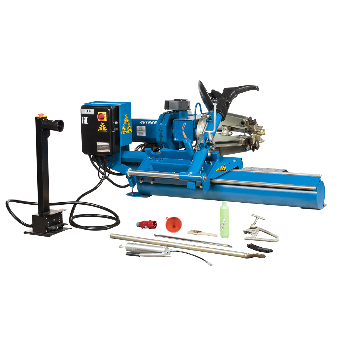 Станок шиномонтажный для грузовых автомобилей, синий