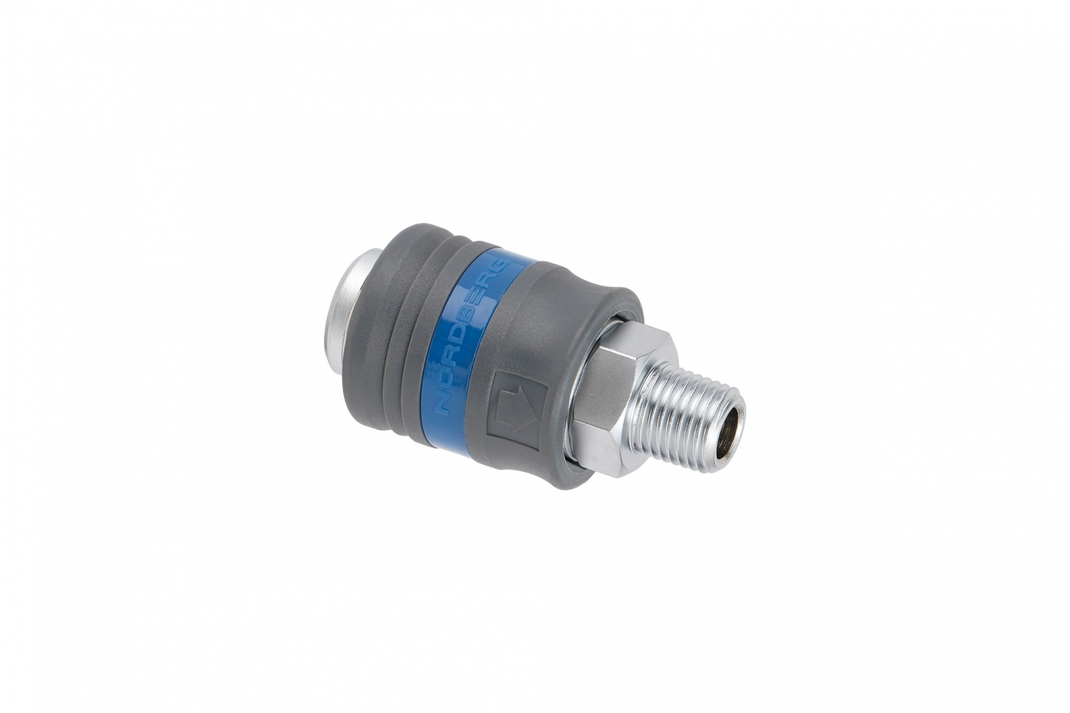 Разъем "мама" быстросъемный - резьба M1/4", с пластиковой муфтой