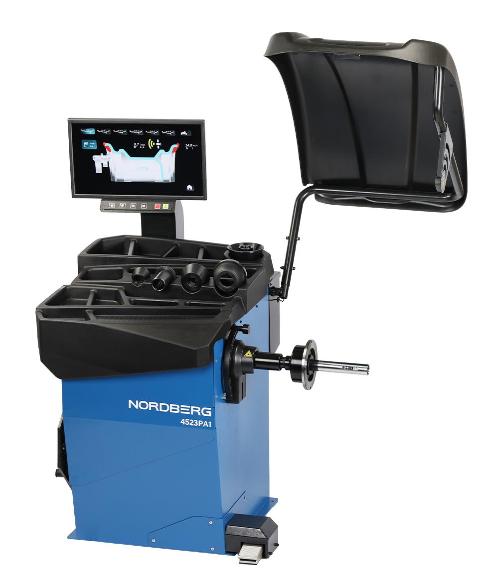 Станок балансировочный автоматический с дисплеем, с пневматическим валом