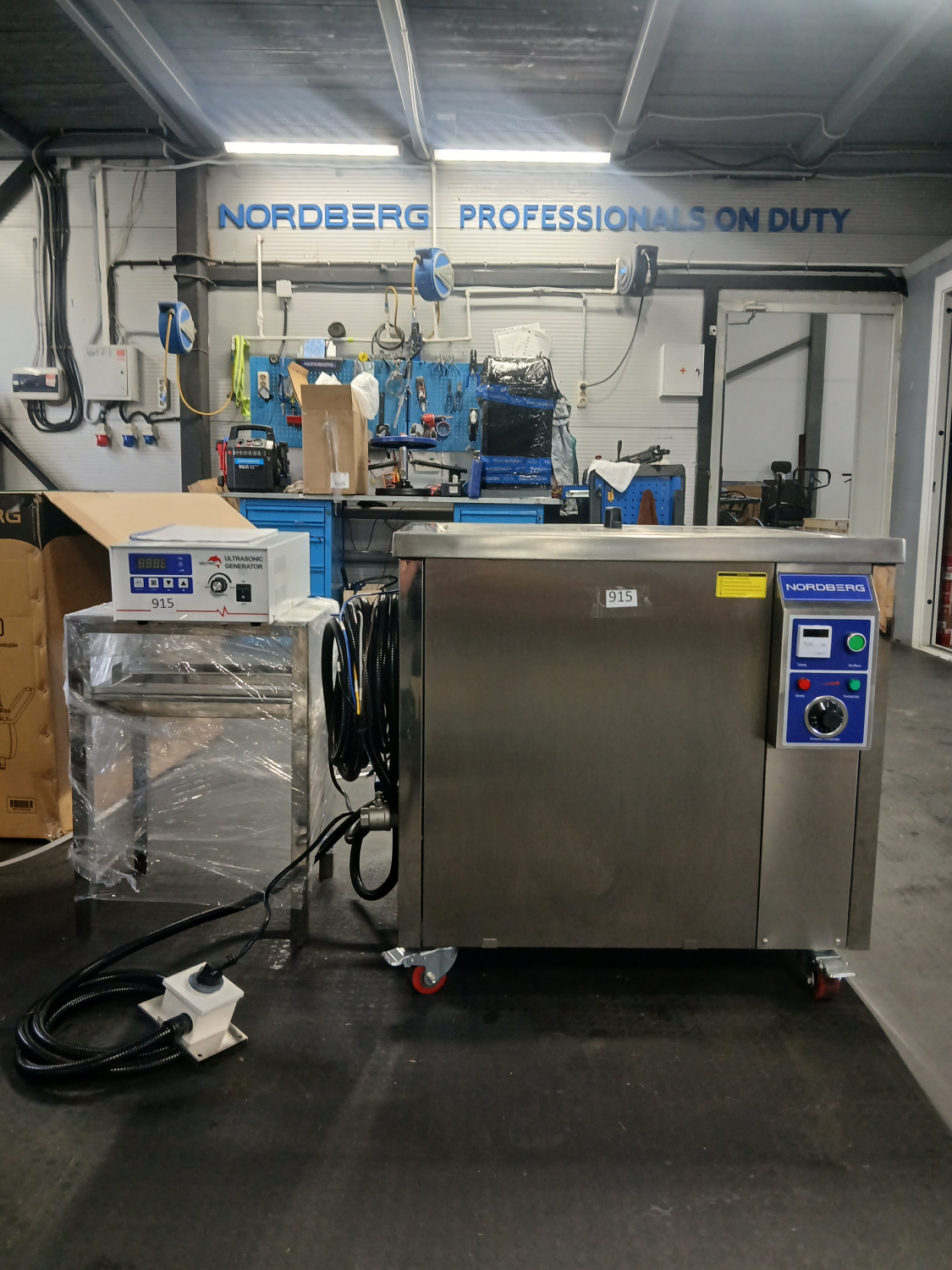 Ультразвуковая ванна с подогревом, 135 л rm 915