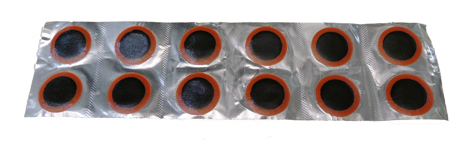 Заплатки камерные на фольге 25 мм.