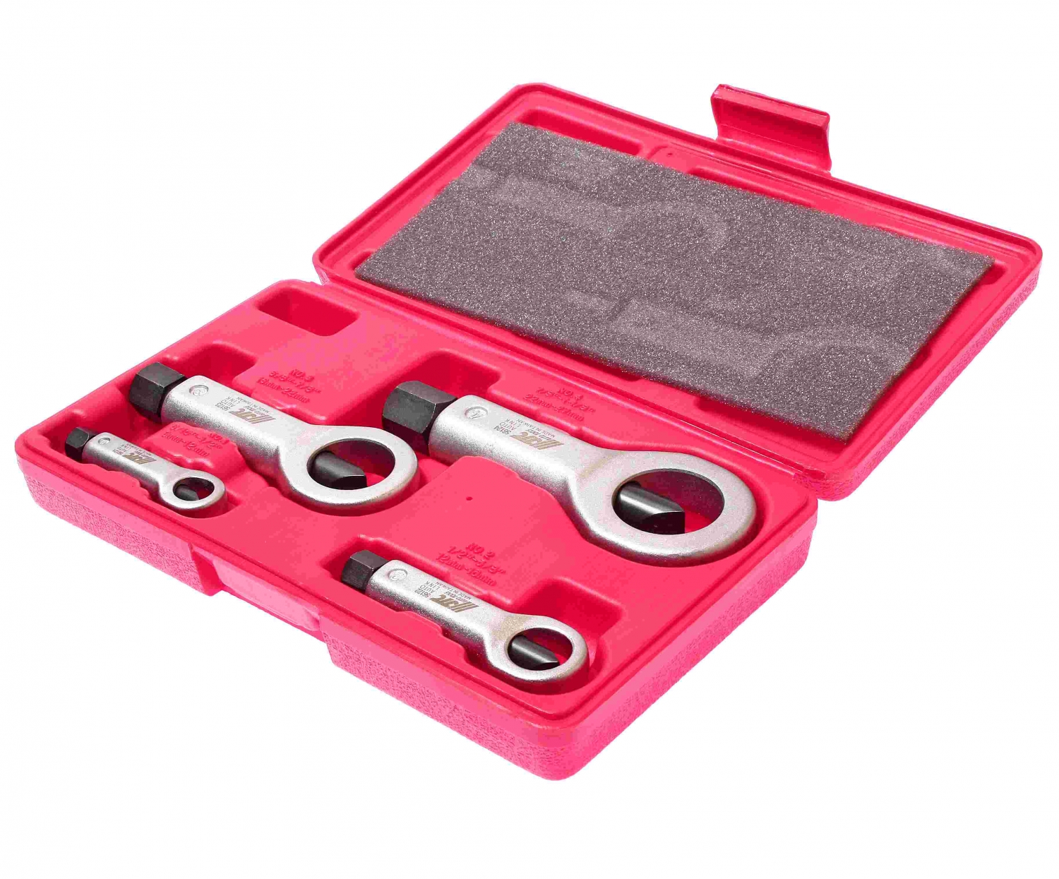 Набор гайкорубов 15/16"-11/8" (9-27мм) в кейсе, 4шт