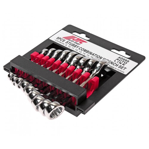 Набор ключей комбинированных 8-17мм 9 предметов в холдере укороченные 