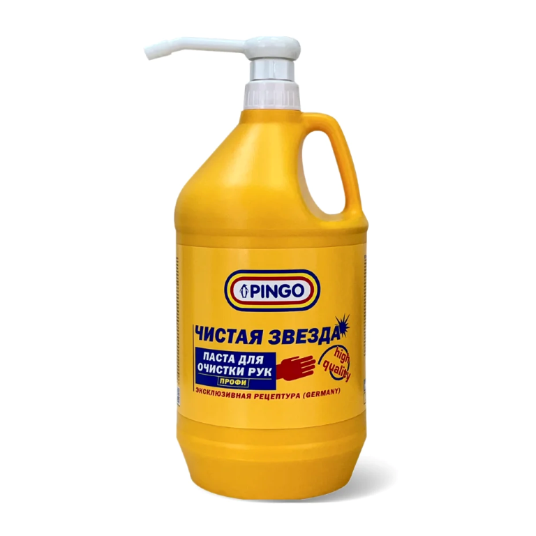 Паста для очистки рук "Чистая звезда" ПРОФИ, канистра 3,7 л с дозатором