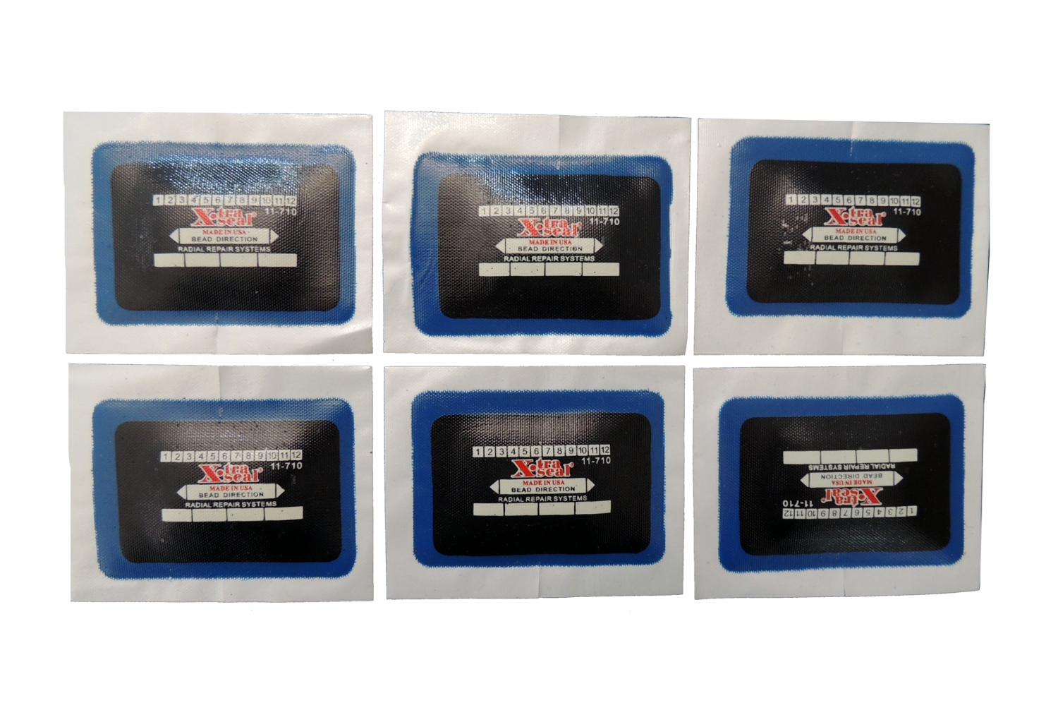 Заплаты радиальные 50х76 мм (набор 20 шт.)