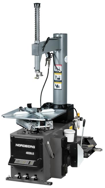 Станок шиномонтажный полуавтомат, двухскоростной, усиленный отжим, 380 В, серый