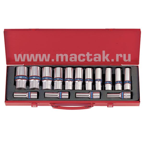 1/2” комплект глубоких торцевых головок