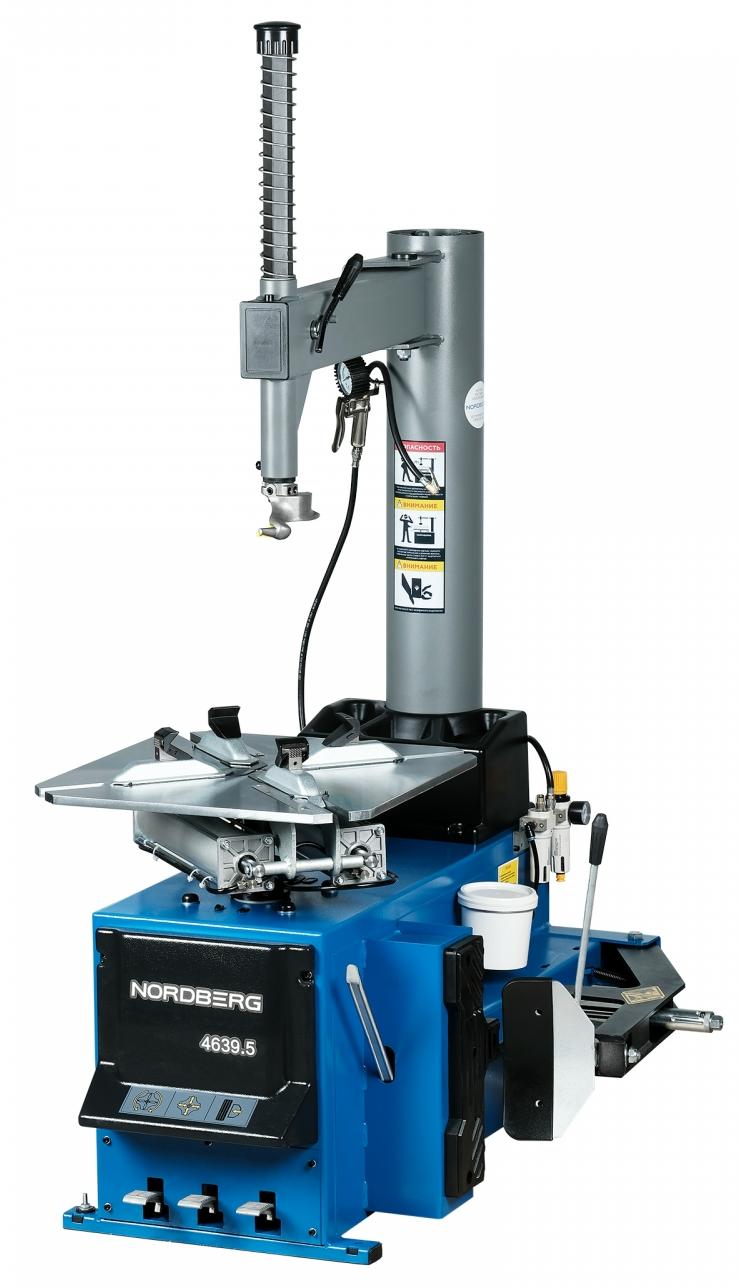 Станок шиномонтажный полуавтомат, односкоростной, 220 В, синий