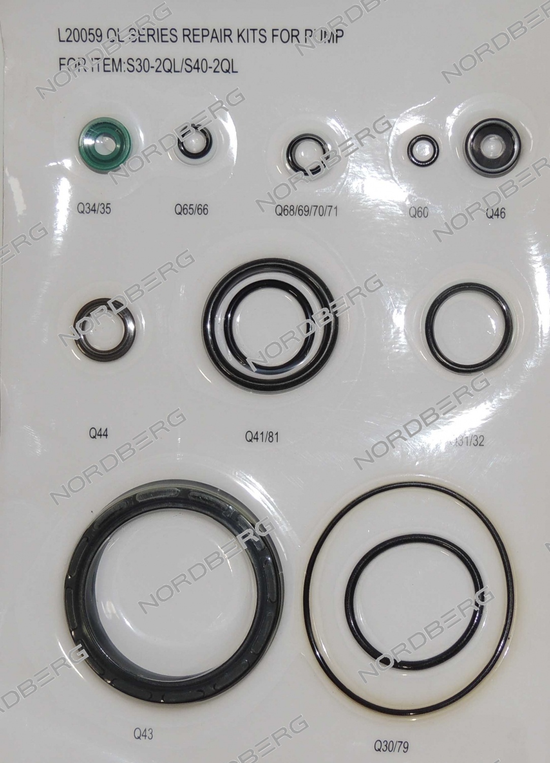 Ремкомплект пневмонасоса PK для домкрата NORDBERG N302