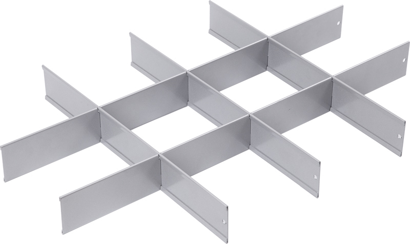 Металлический лоток (разделитель) для ящика инструментальной тележки, 580х406 мм 