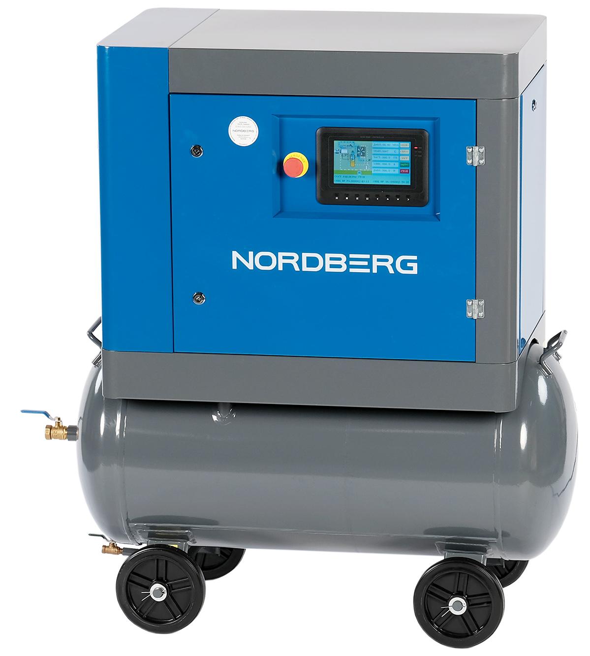 Компрессор винтовой, 4,0 кВт, ресивер 160 л, 10 бар, 510 л/мин