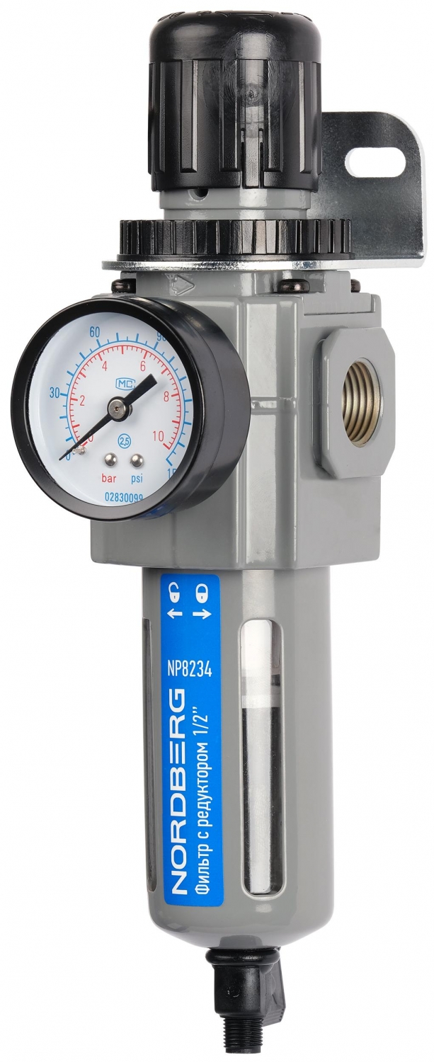 Фильтр воздушный грубой очистки с редуктором PRO, 1/2"