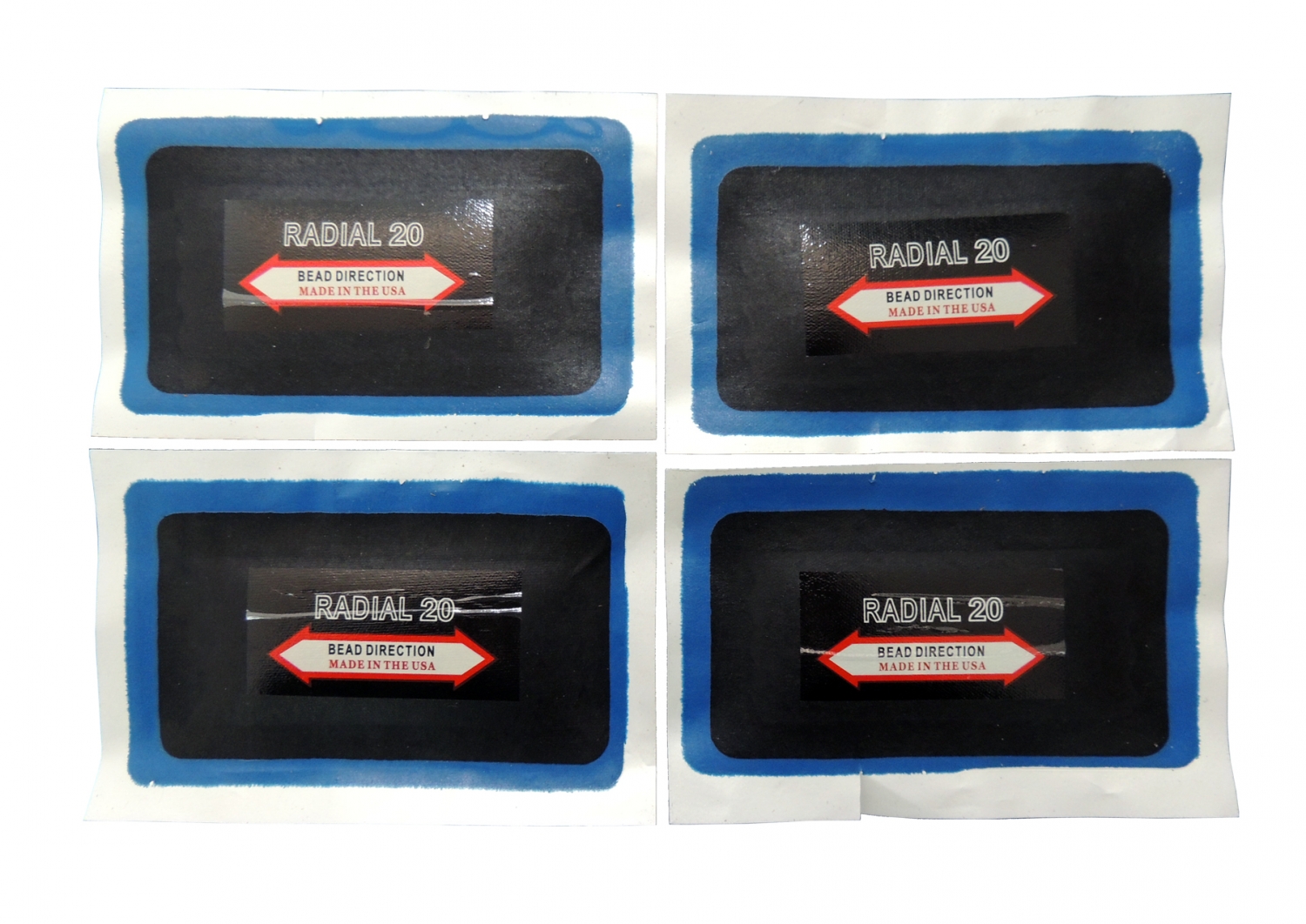 Заплаты радиальные 76х125 мм.(набор 10 шт.)