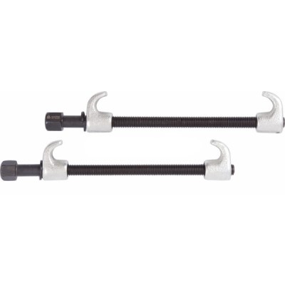 Стяжка амортизаторных пружин, 300 мм, кованная, одинарный крюк, 2 предмета