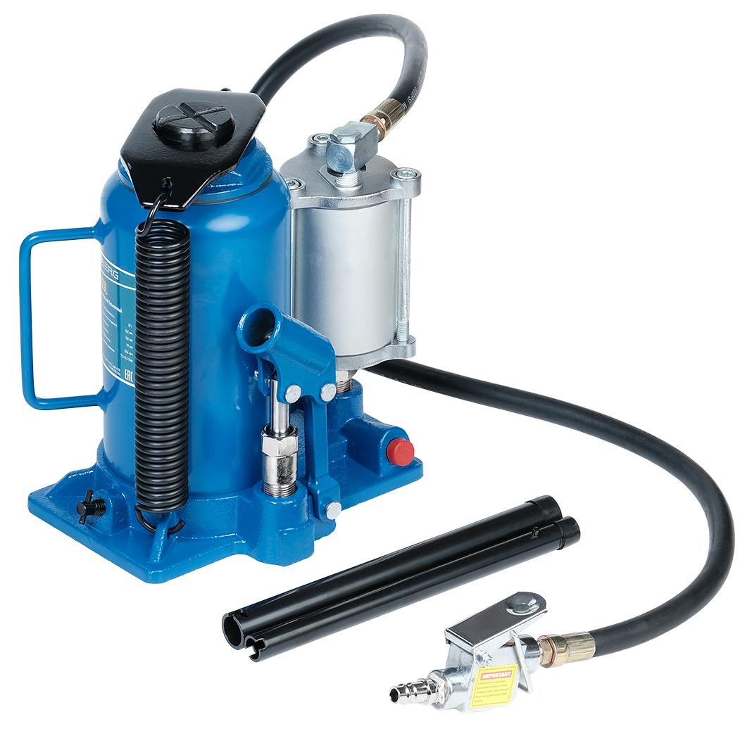 Домкрат бутылочный пневмогидравлический, 20 т