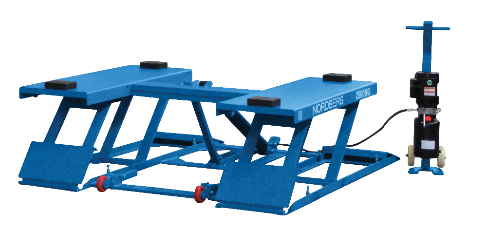 Подъемник ножничный для шиномонтажа и зоны приемки, 2,5 т, 220 В