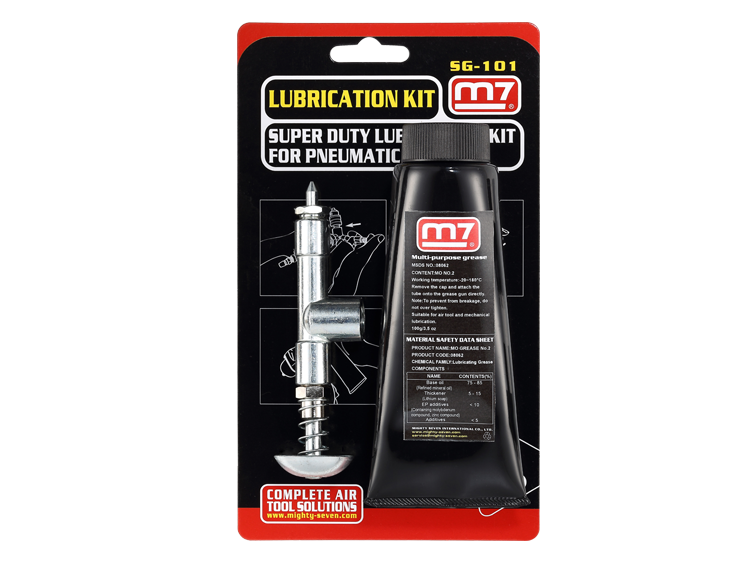 Мини шприц с тюбиком для пневмоинструмента, комплект