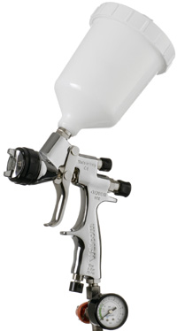 Краскопульт HTE с верхним бачком, сопло 1,4 мм