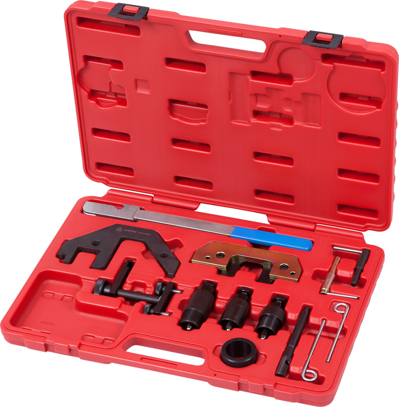 Набор фиксаторов распредвала / коленвала, BMW, кейс, 12 предметов 