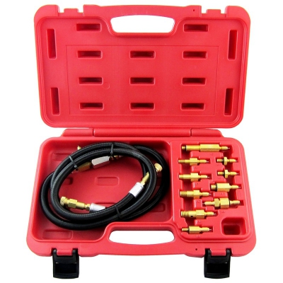 Набор для тестирования топливных систем впрыска европейских автомобилей, кейс, 15 предметов 