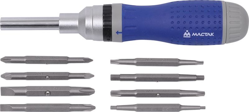 Набор отвертка со сменными вставками ,19 предметов 