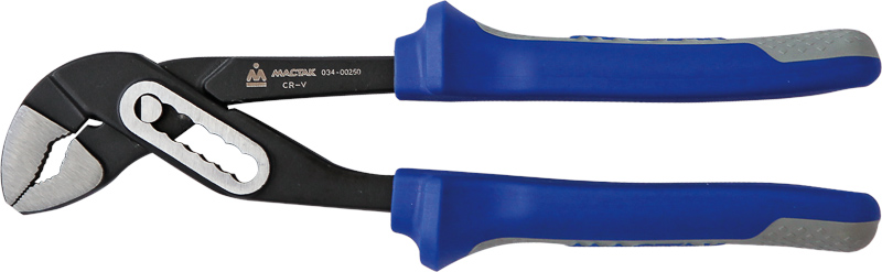 Клещи переставные 250 мм, с шарниром, держатель 