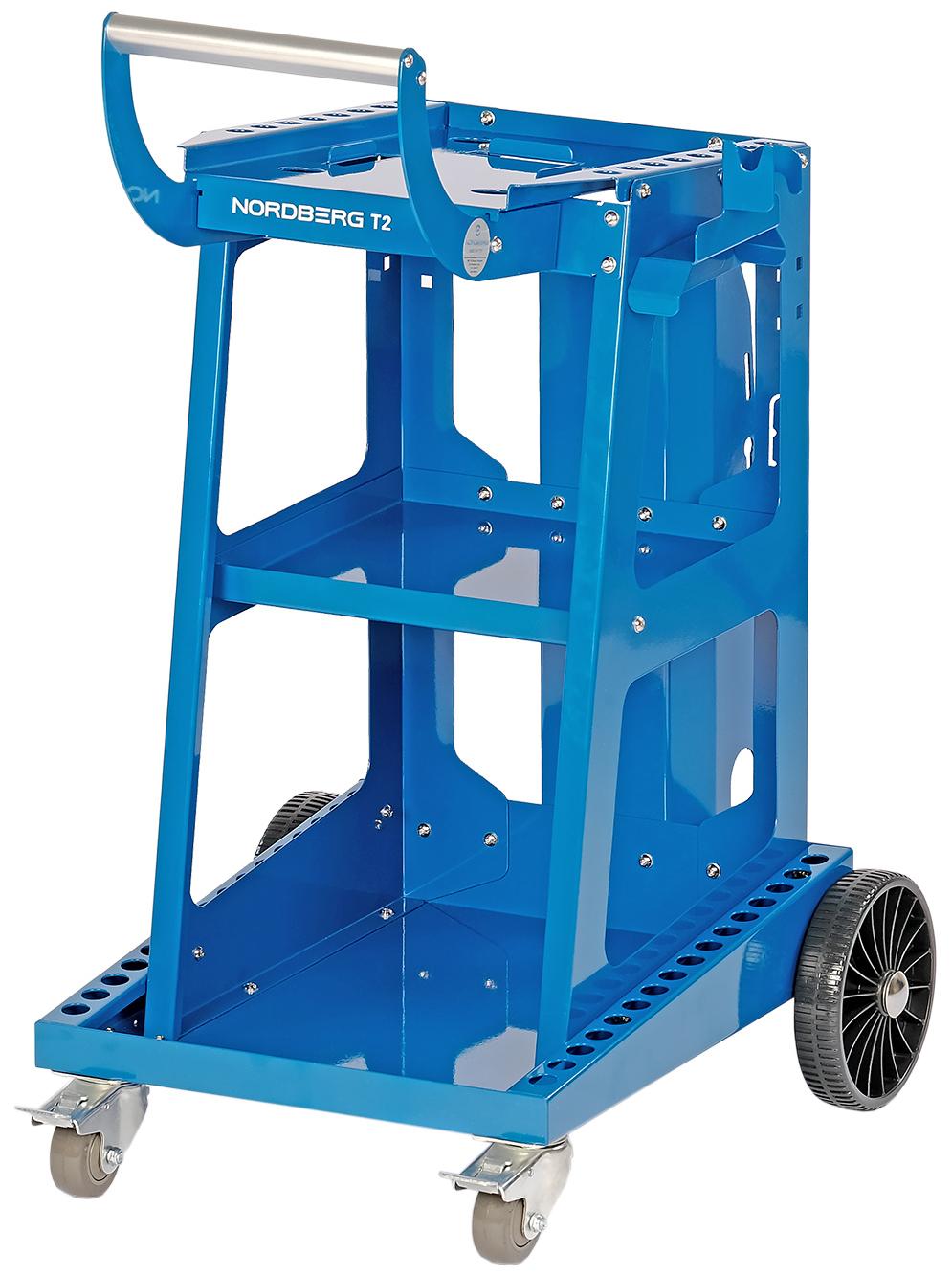 Тележка для сварочного аппарата, синяя