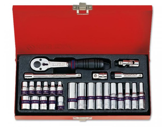 комплект торцевых головок 1/4”