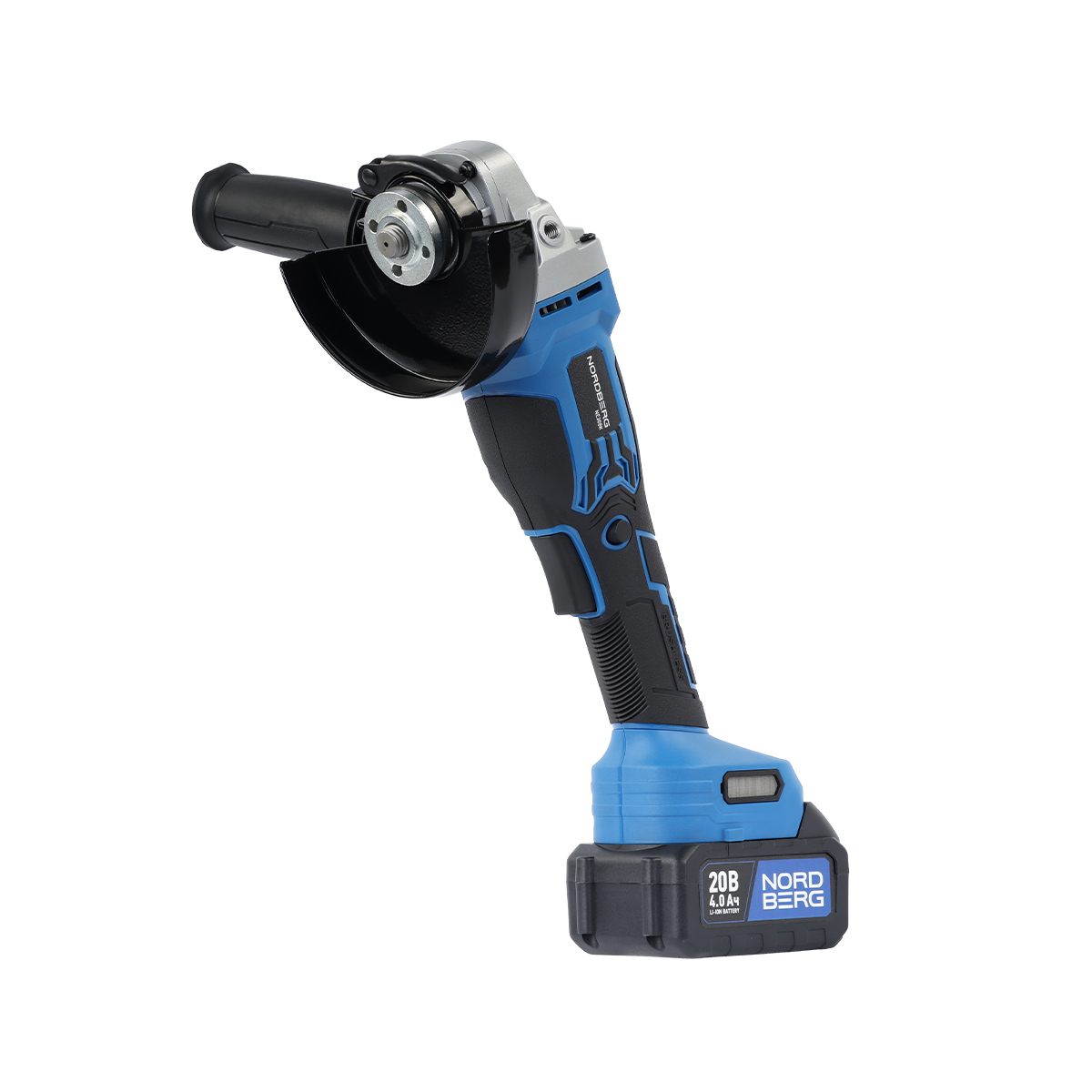 Угловая шлифмашина аккумуляторная (УШМ), диам. диска 125 мм, 20 В, 2 аккумулятора и зарядное устройство