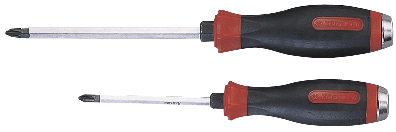 отвертка силовая, крестовая phillips №2, 100 мм kingtony