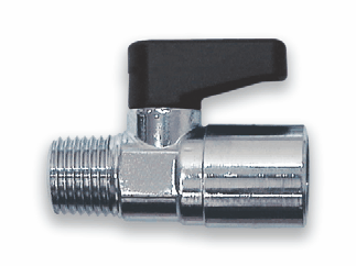 вентиль мини шаровый m1/8"- f1/8"