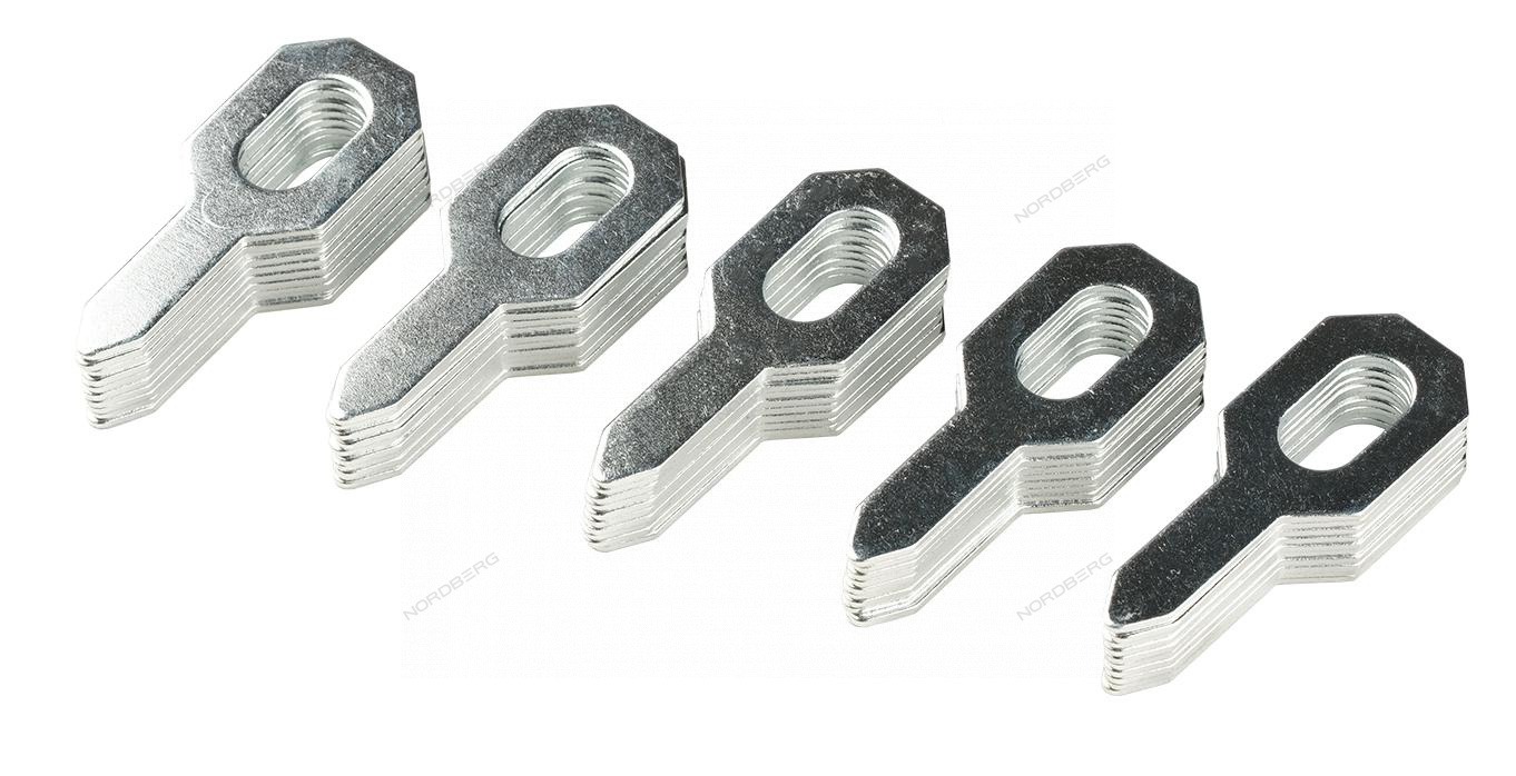 Шайбы овальные, 57х22х1,5 мм 50 шт.