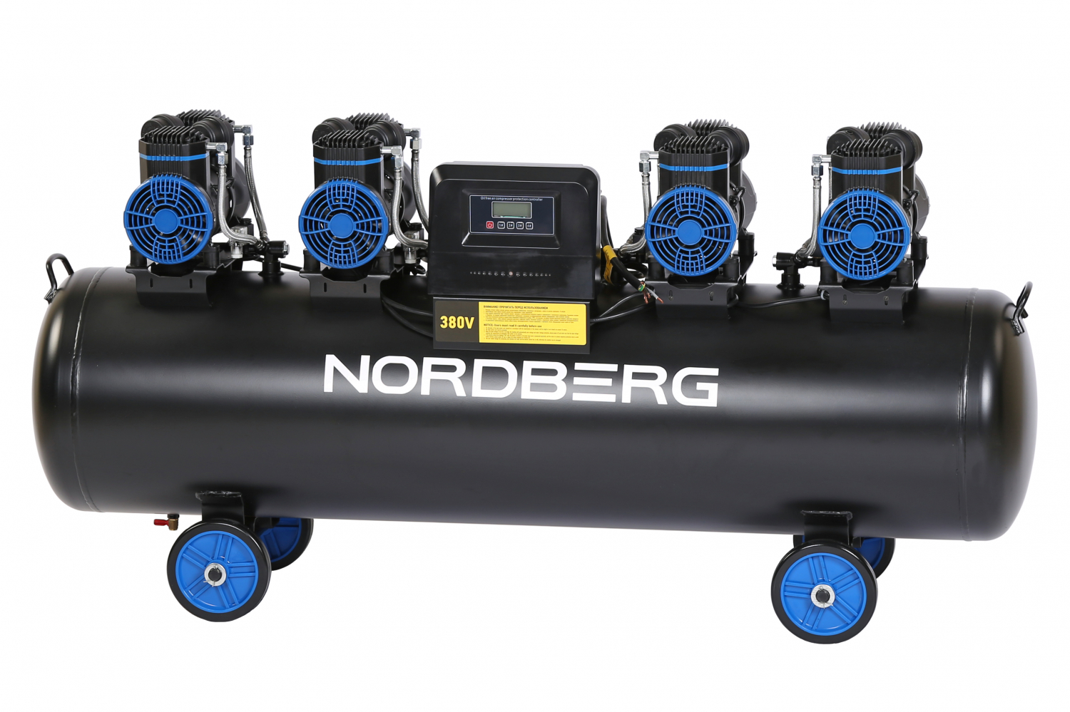 Компрессор безмасляный 380 В, ресивер 200 л, 1000 л/мин