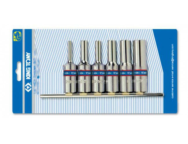 Комплект глубоких головок 3/8”