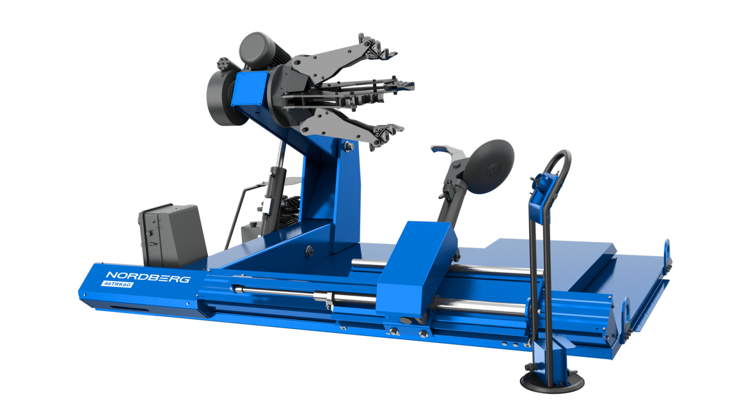 Станок шиномонтажный для грузовых машин, односкоростной, 380 В, синий