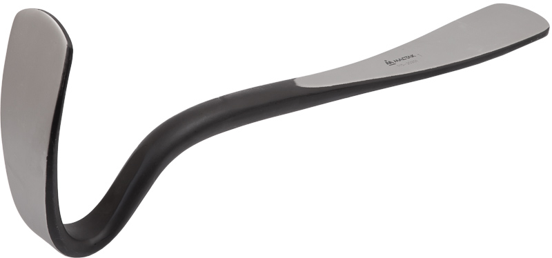 Лопатка рихтовочная двусторонняя, полированная, крюк 