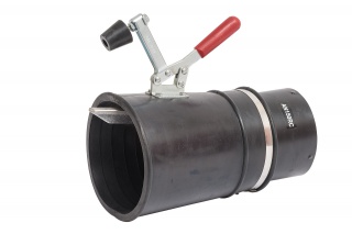 Насадка резиновая круглая с зажимом на шланг D=75 мм