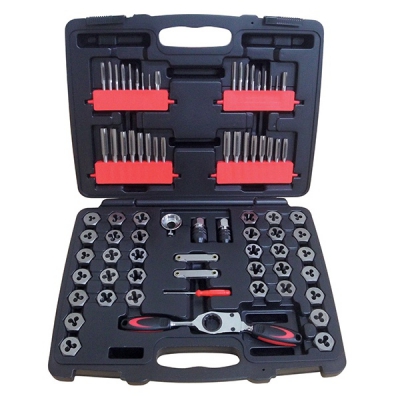 Набор метчиков и плашек SK-5 M3-M12, кейс, 75 предметов 