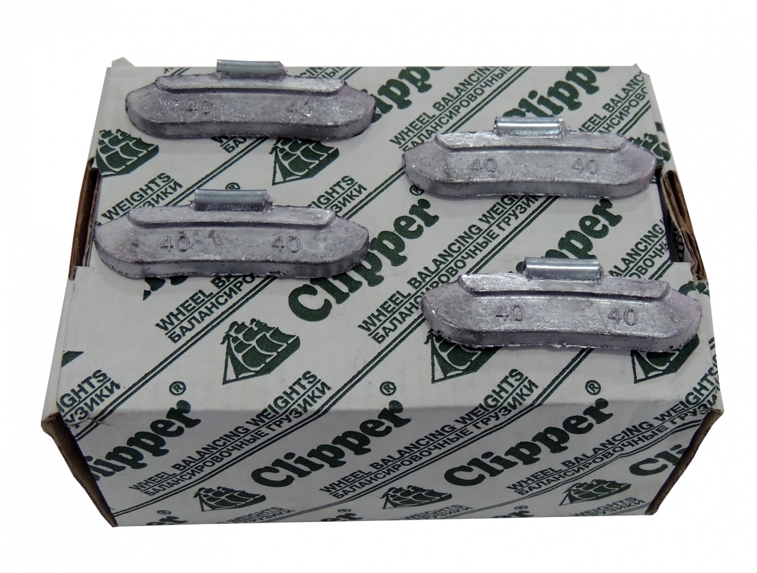 Грузики балансировочные для стальных дисков 40 г, 50 шт.