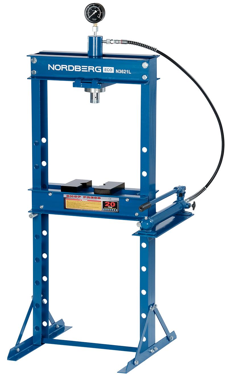 Пресс гидравлический, 20 т, разборная рама