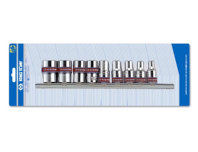 Комплект торцевых головок 1/4”