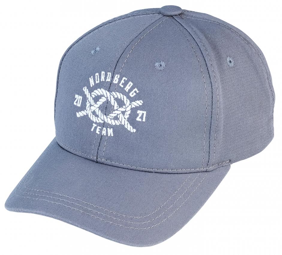 Бейсболка с логотипом NORDBERG, серая