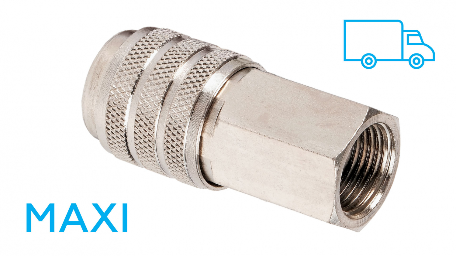 Разъем "мама" МАКСИ быстросъемный - резьба F1/2"
