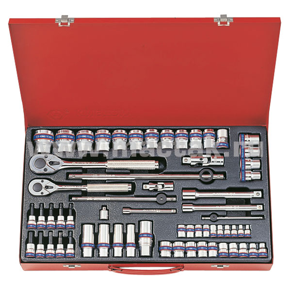 1/4”, 3/8”, 1/2” комплект торцевых головок