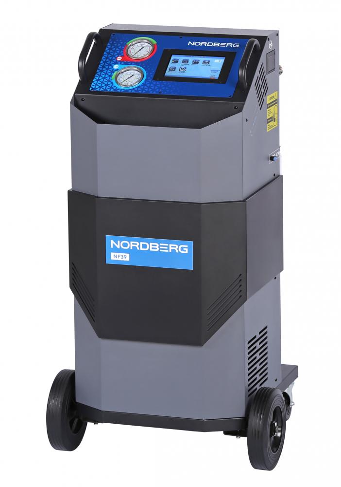 Установка автомат для заправки кондиционеров автобусов с ручным впрыском масла