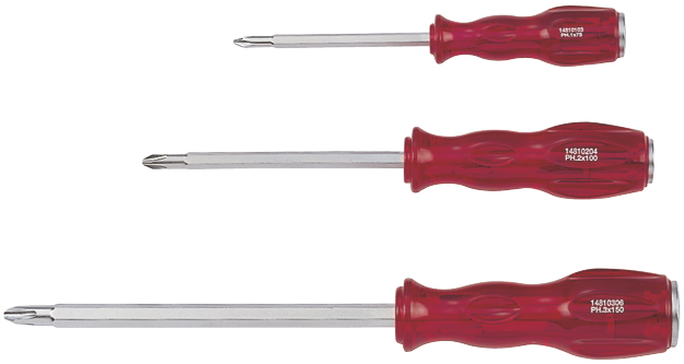 отвертка силовая, крестовая phillips №3, 150 мм kingtony