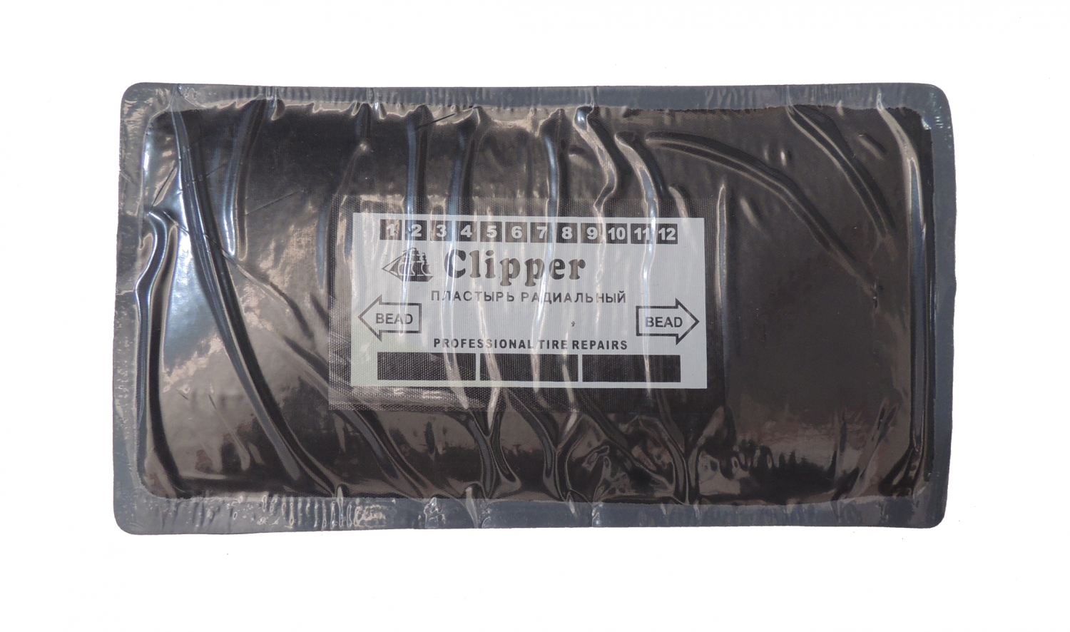 Заплата радиальная 102*190 мм (3 слоя корда)